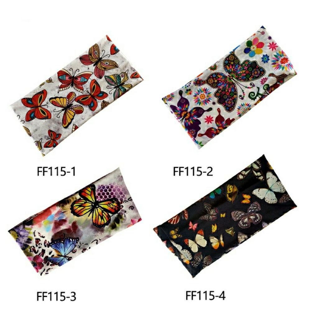 3/$24 Butterfly Print Wide Headband - Picture 6 of 7
